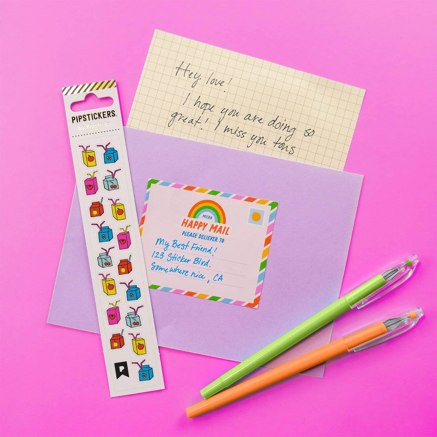 Juice Box Mini sticker sheet