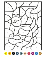My First Color-by-Number! Animals