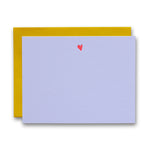 Neon Heart Boxed Set of 6 Letterpress Cards