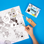 Omy Coloring Pocket Poster- World Atlas