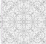 Kaleidoscope Designs Artist's Coloring Book