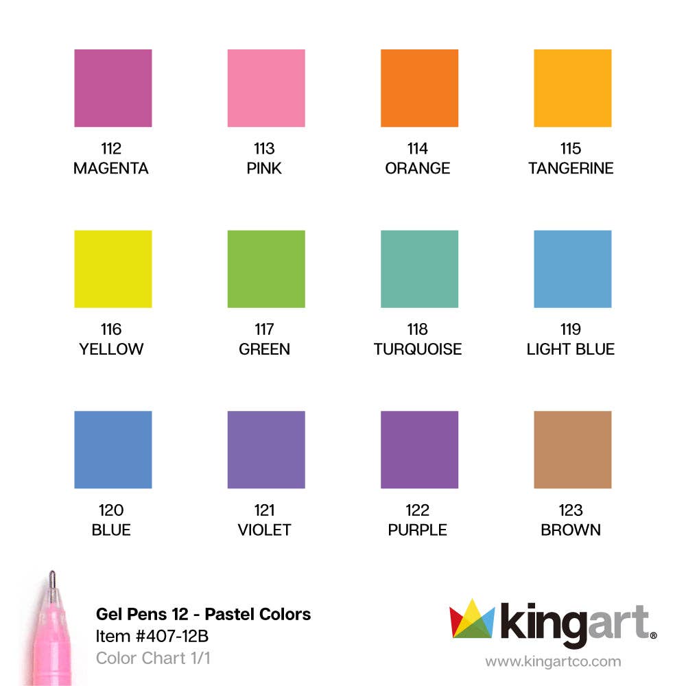 Pastel Gel Pens
