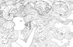 A Million Mermaids Coloring Book