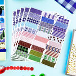 Wintery Whimsy washi labels
