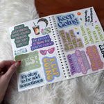 The Unused Sticker Book - Yellow