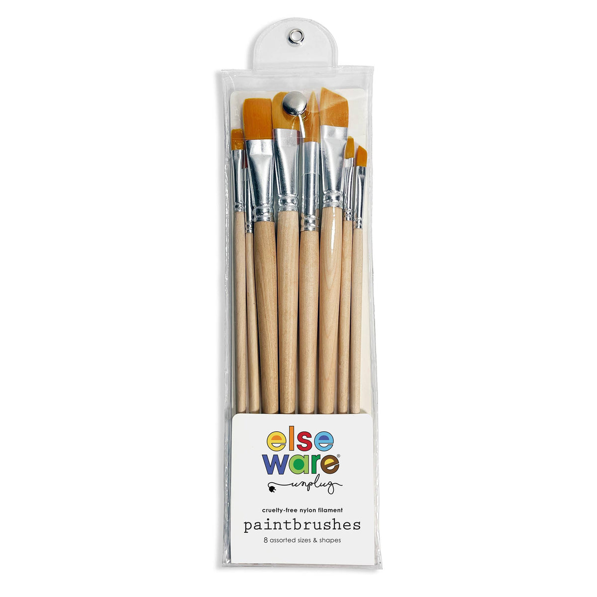 Set of 8 Nylon Filament Paintbrushes