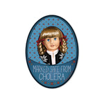 Unpleasant Kirsten cameo vinyl sticker