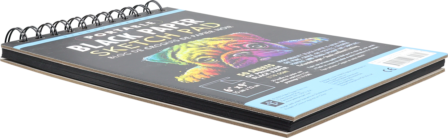 Studio Series Portable Black Paper Sketch Pad