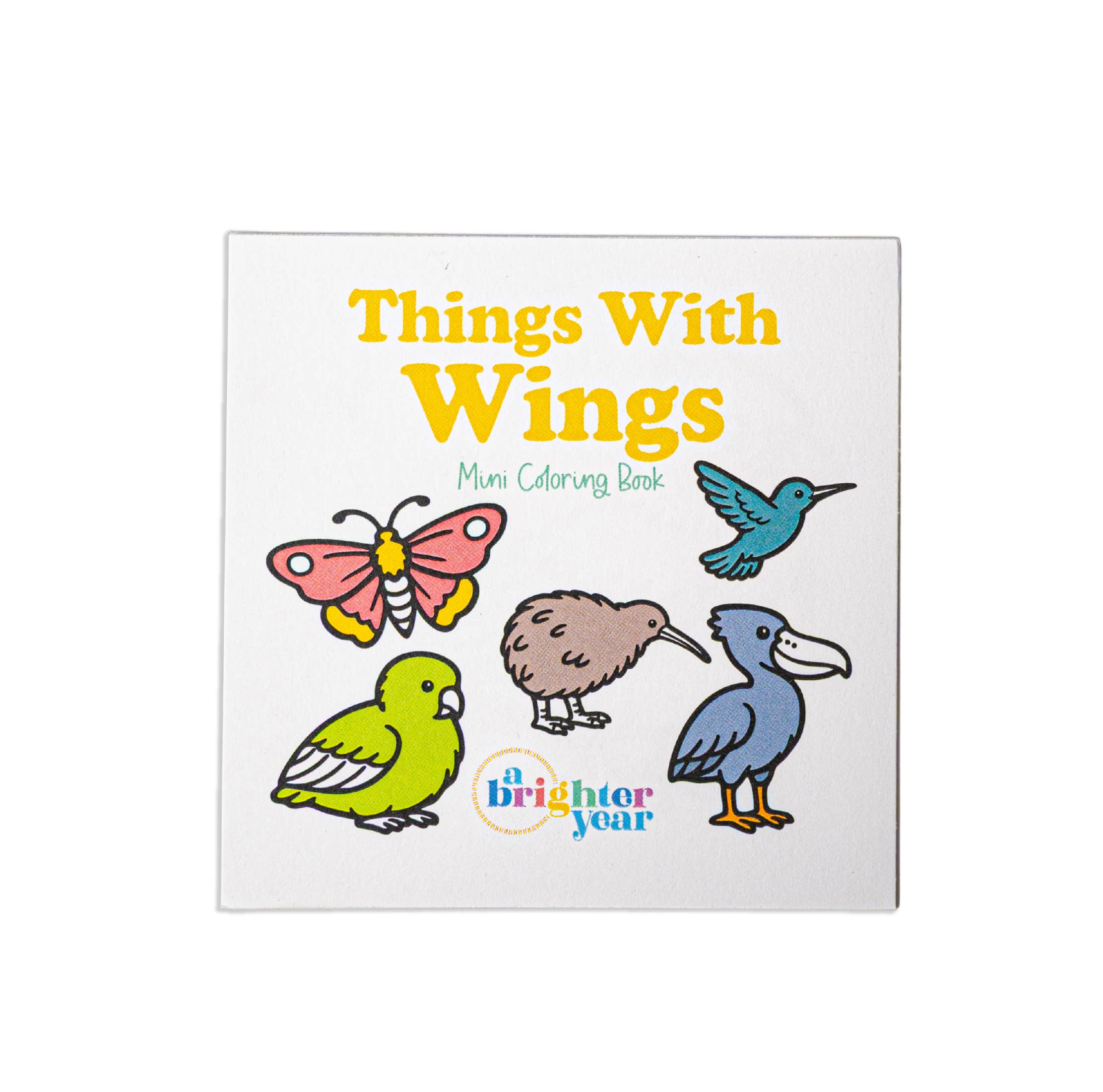 Things With Wings Mini Coloring Book