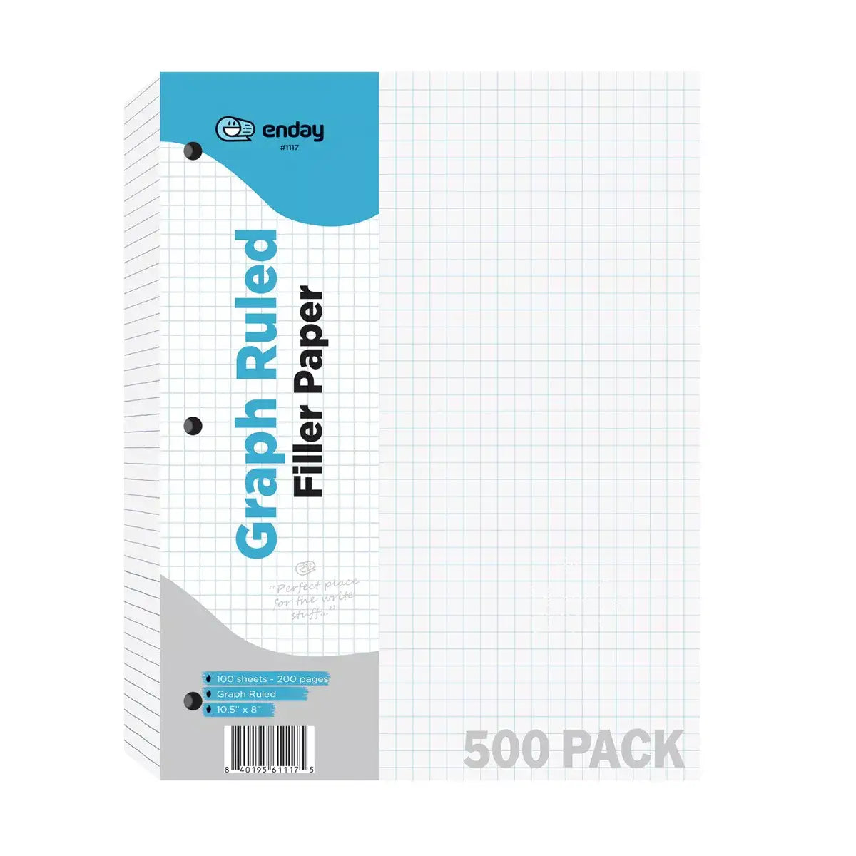 Filler Paper 4-1" Quad-Ruled Graph Paper