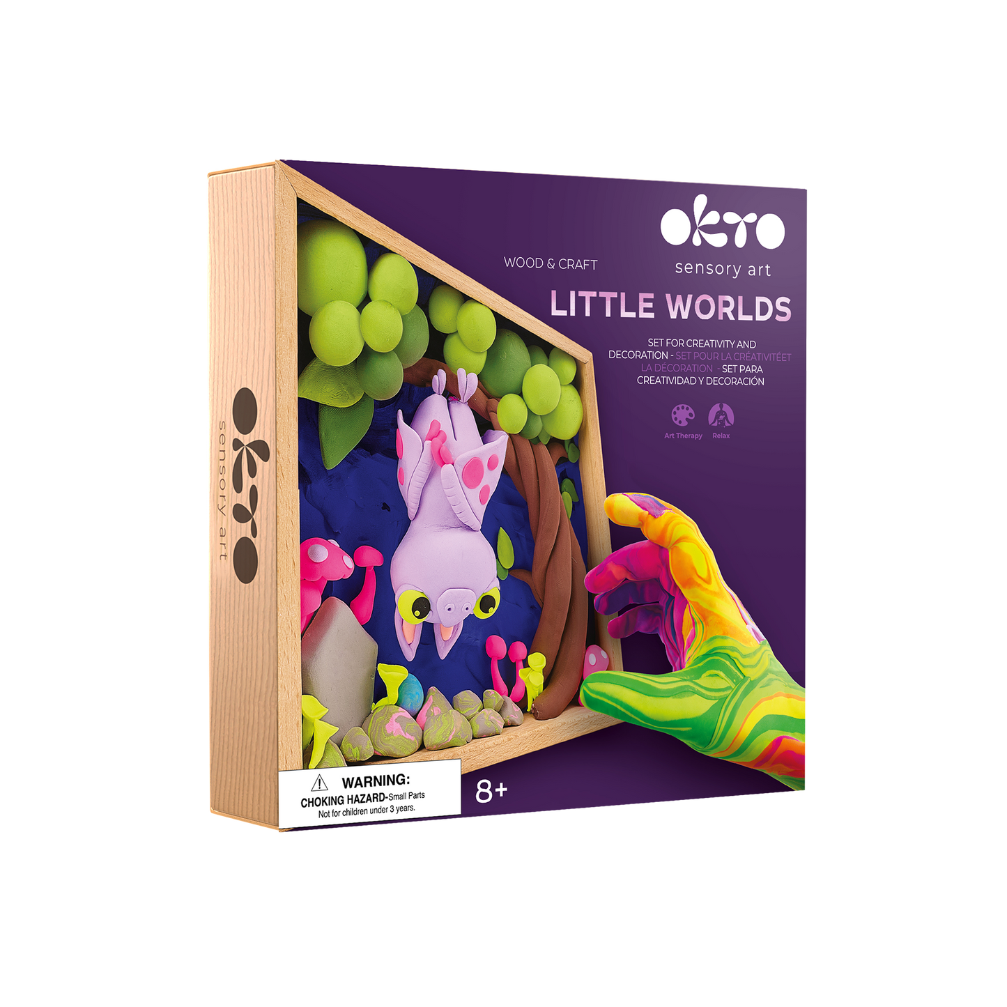Air dry clay DIY Little Worlds - Bat