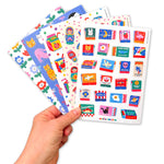 Sip Sip Hooray Juice Box Sticker Sheet