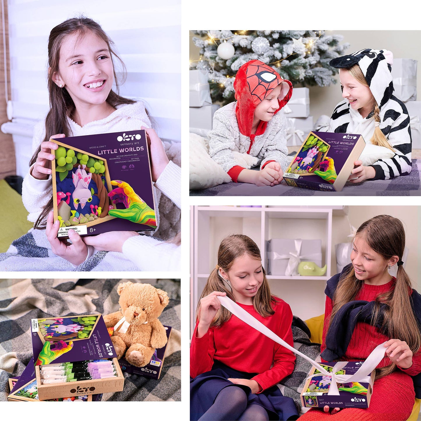 Air dry clay DIY Little Worlds - Bat