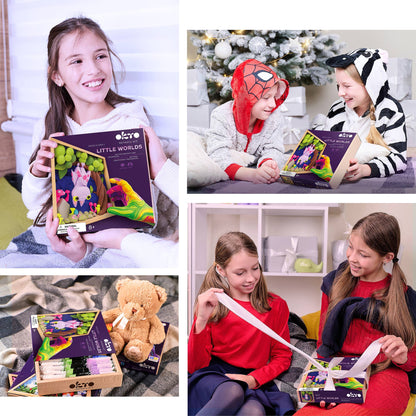 Air dry clay DIY Little Worlds - Bat