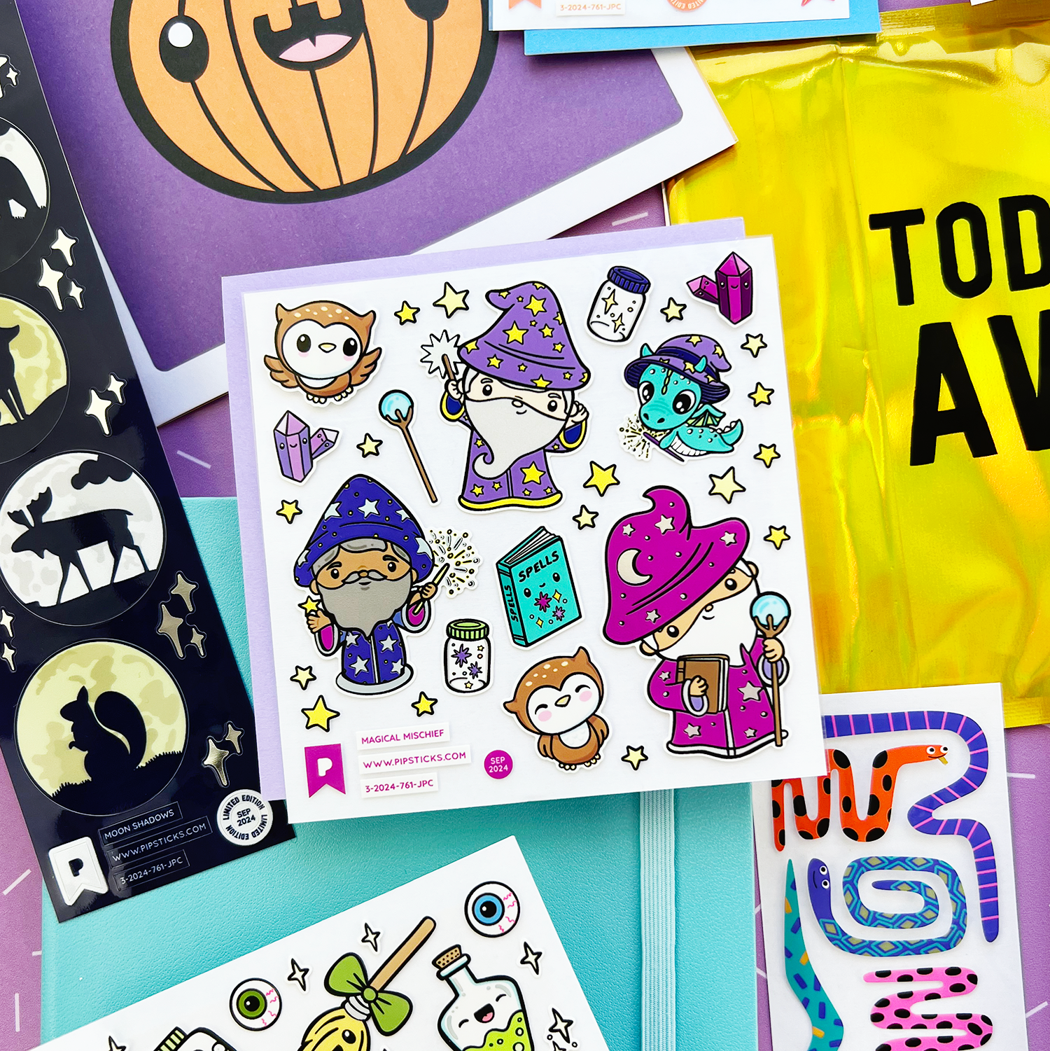 Magical Mischief sticker sheet