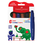 Little Creatives Jumbo Creamy Crayons, 6 Ct