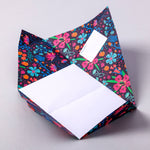 Midnight Garden Pigeon, Floral Folding Letter Set, Pack of 6