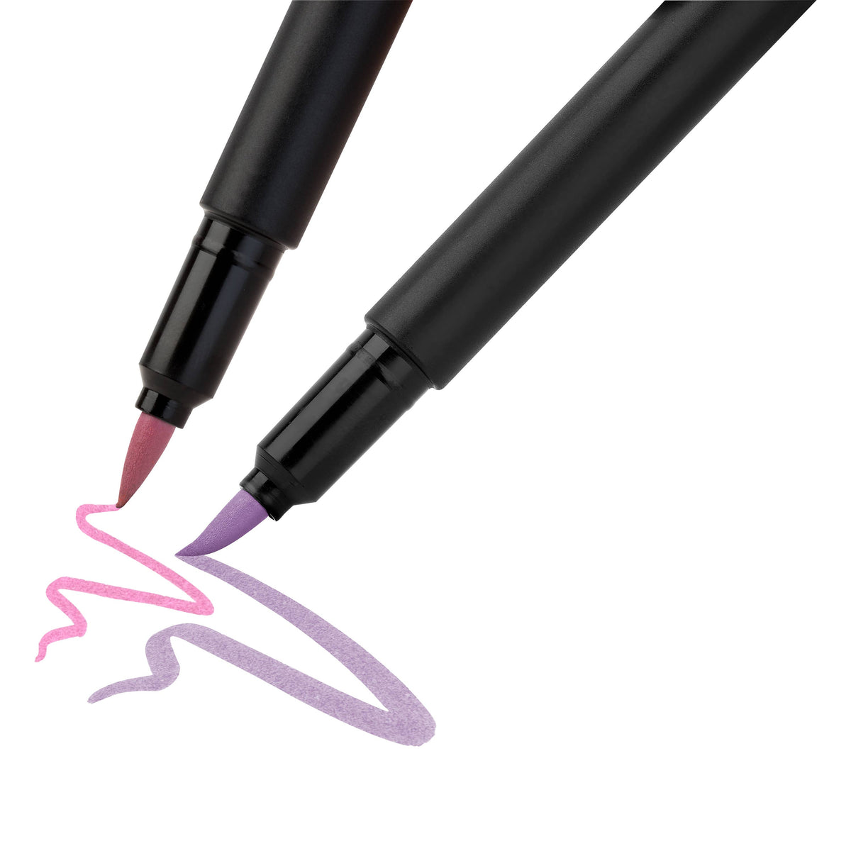 Felt Tip Brush Pen Markers 6, Pastel
