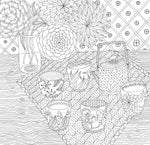 Zen Garden Artist's Coloring Book