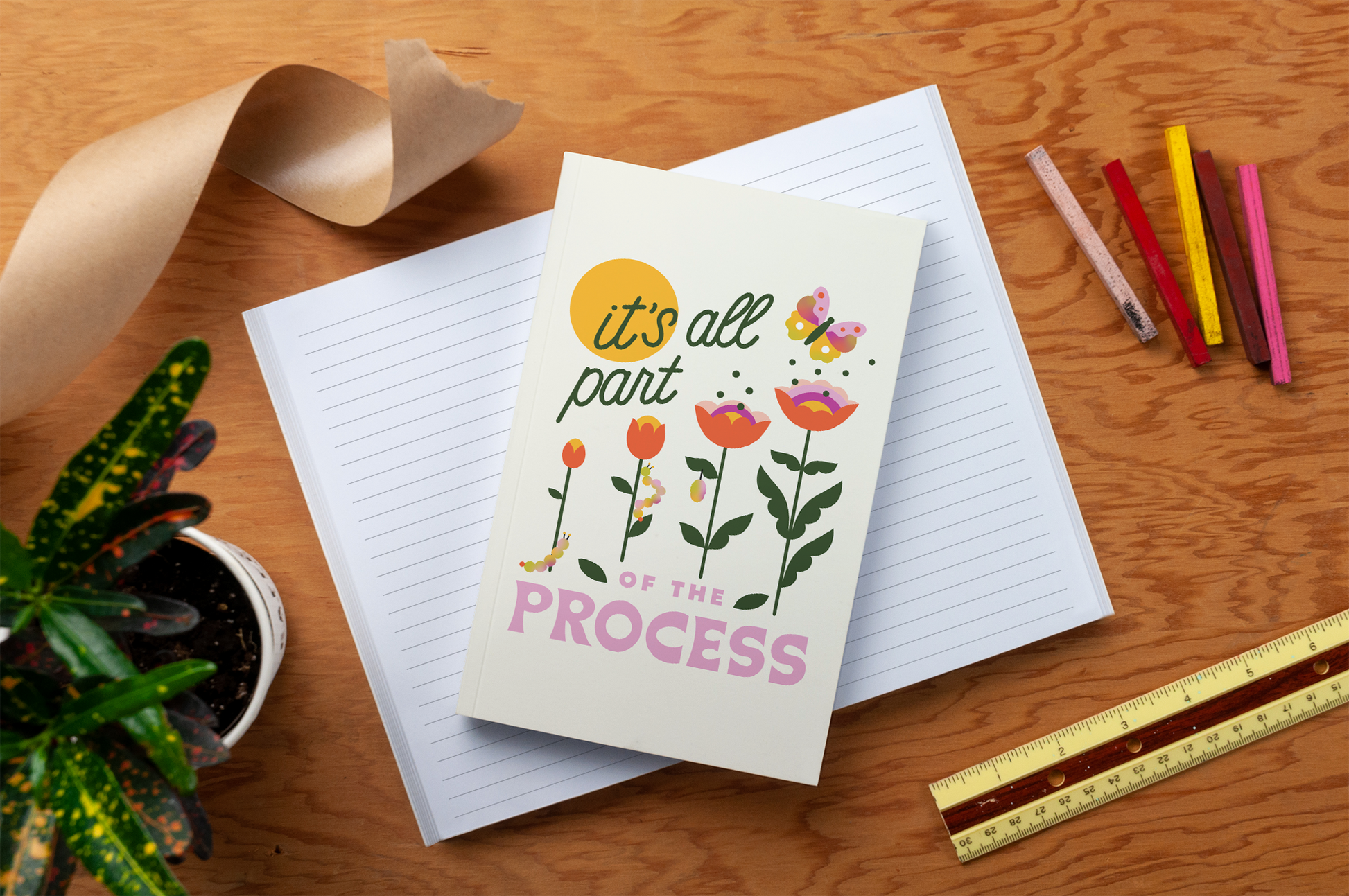 Part of the Process Classic Layflat Notebook