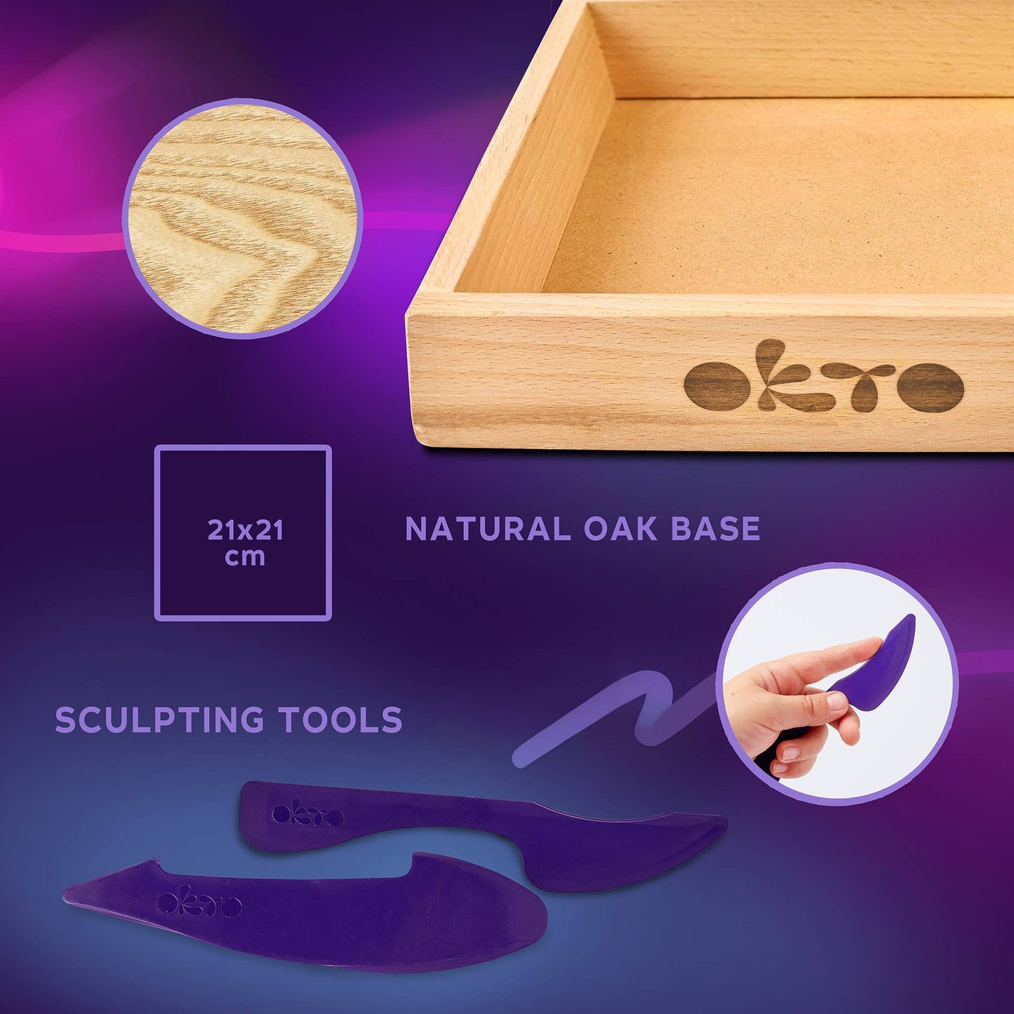 Air dry clay DIY Little Worlds - Bat