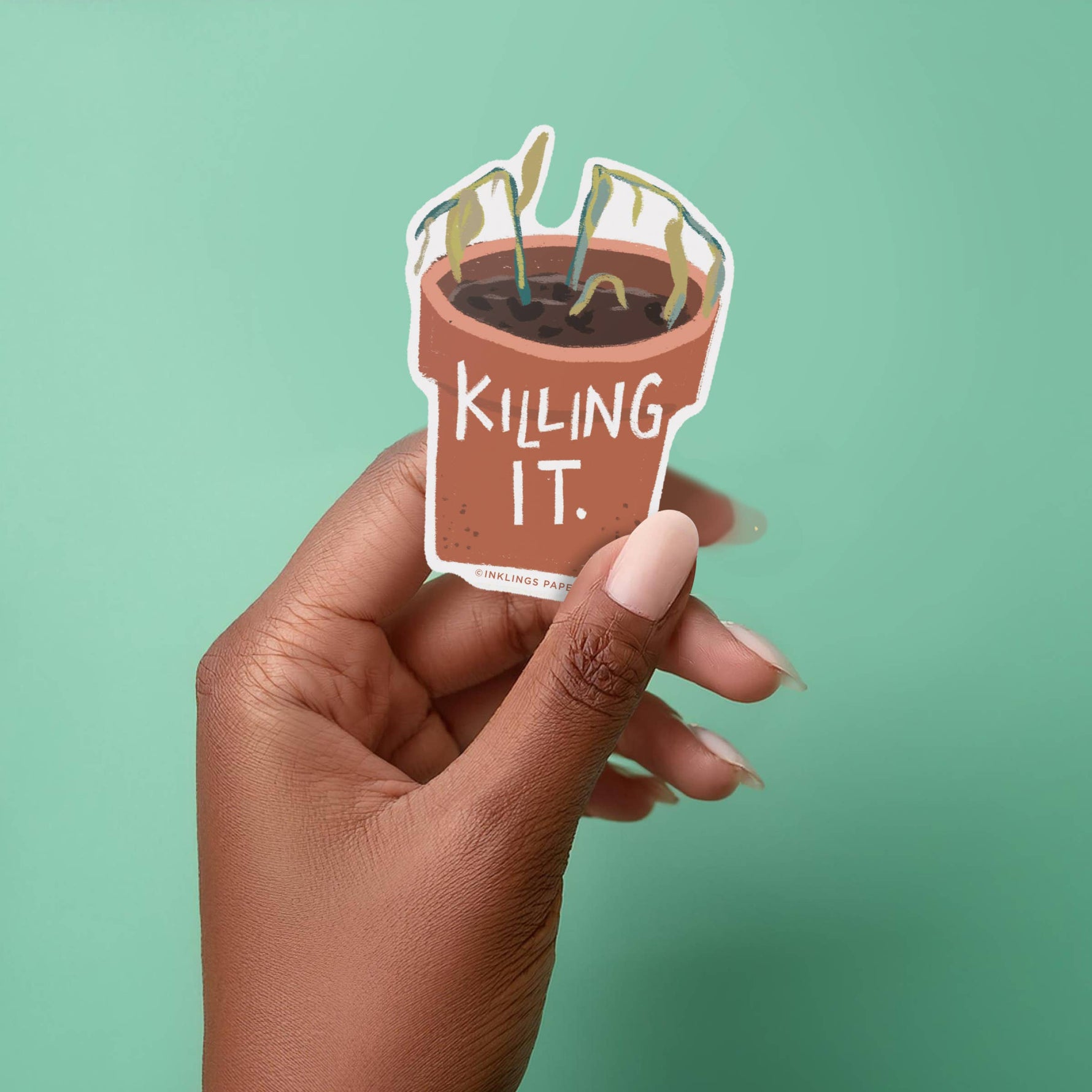 Killing it Vinyl Sticker