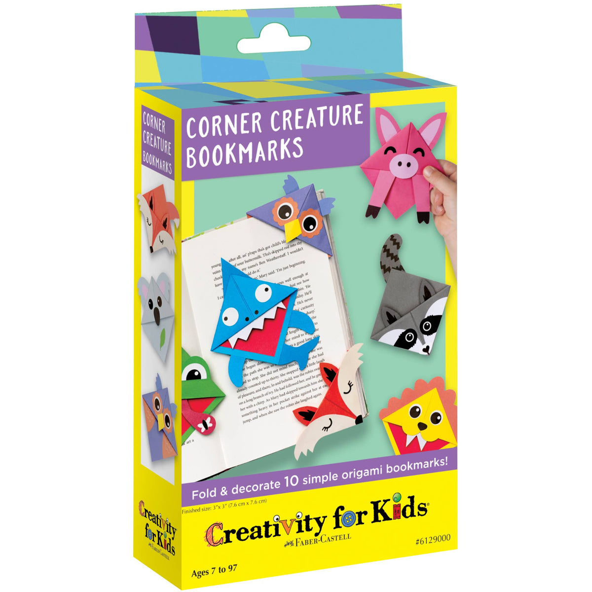 Corner Creature Bookmarks Mini Kit for Kids
