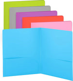 Poly 2-Pocket Folder: Assorted Colors
