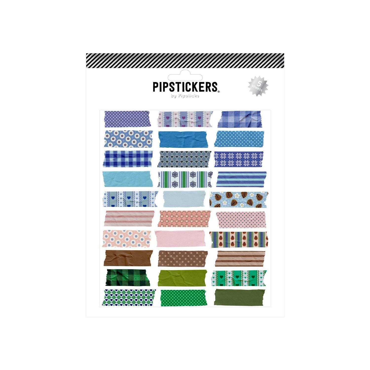 Wintery Whimsy washi labels