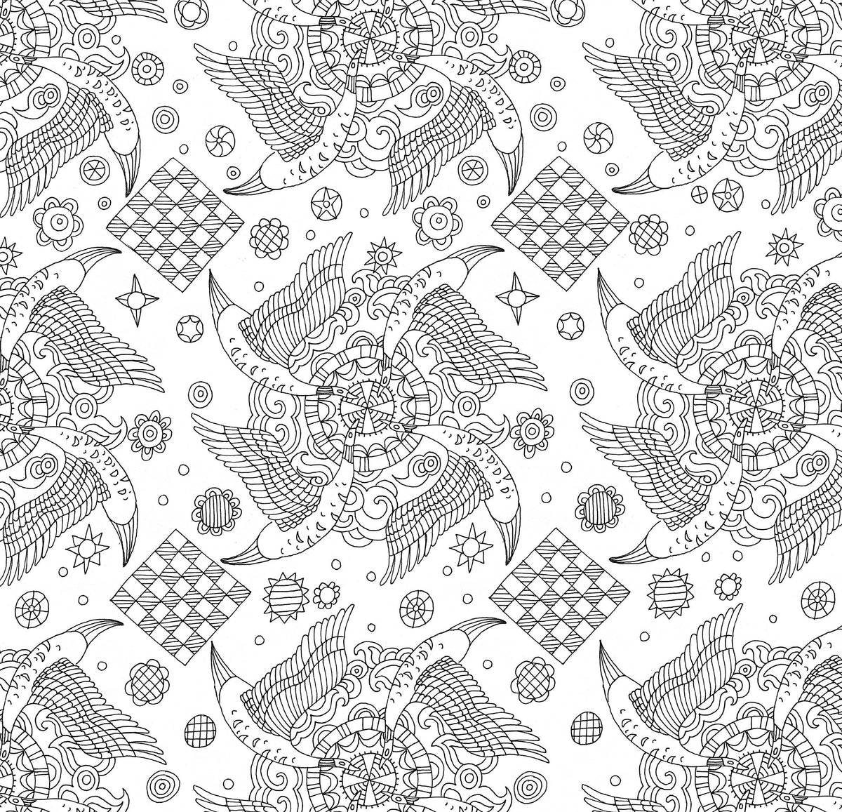 Zen Garden Artist's Coloring Book