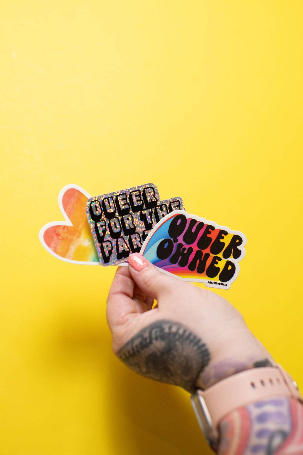 Queer for the Party vinyl sticker