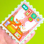 Cafe Date Vinyl Sticker
