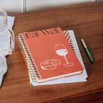 Hardcover Spiral Guided Recipe Journal - Eat Well