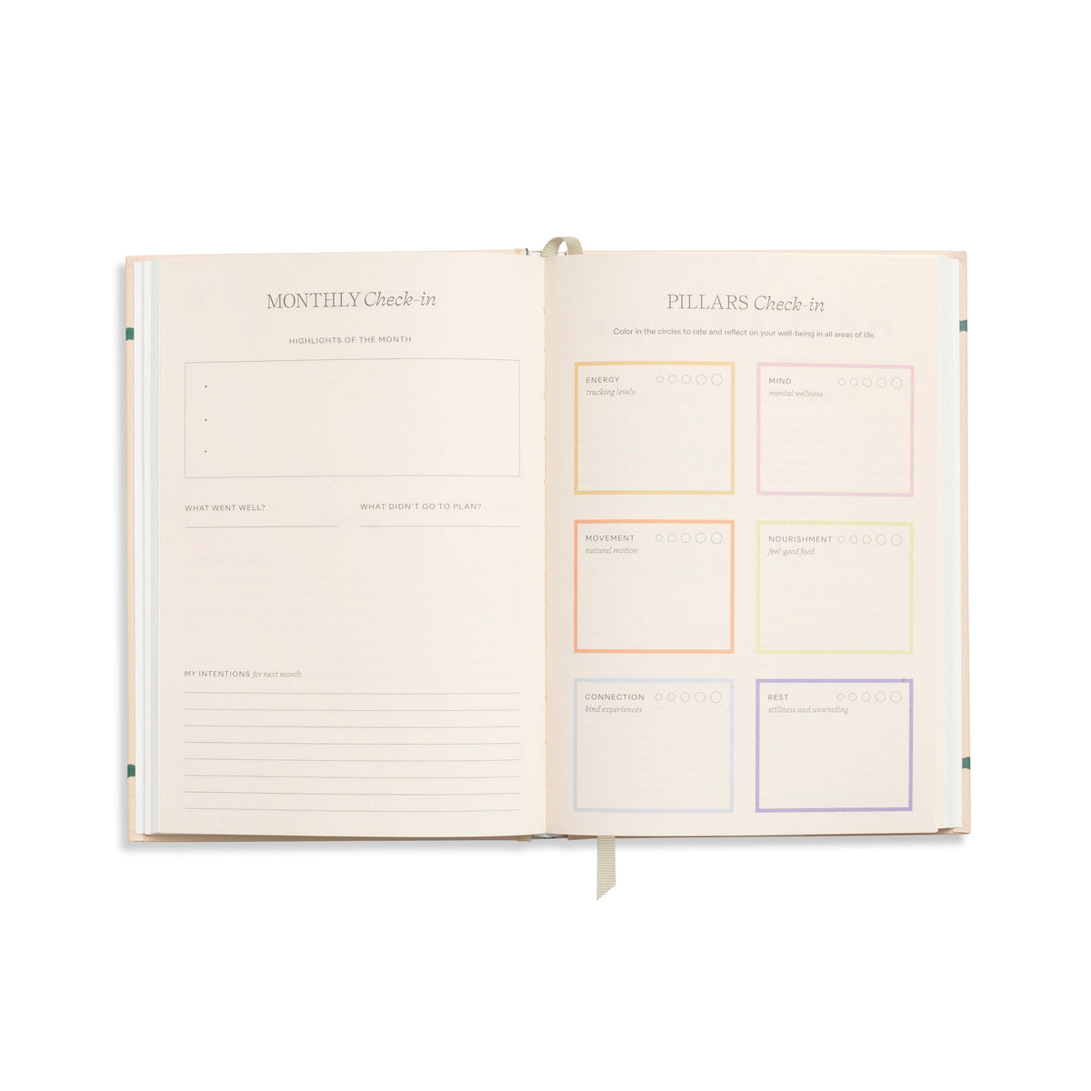 Warmth Guided Wellness Journal, A5 Hardcover