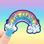 I'm Gay Rainbow Pride vinyl sticker