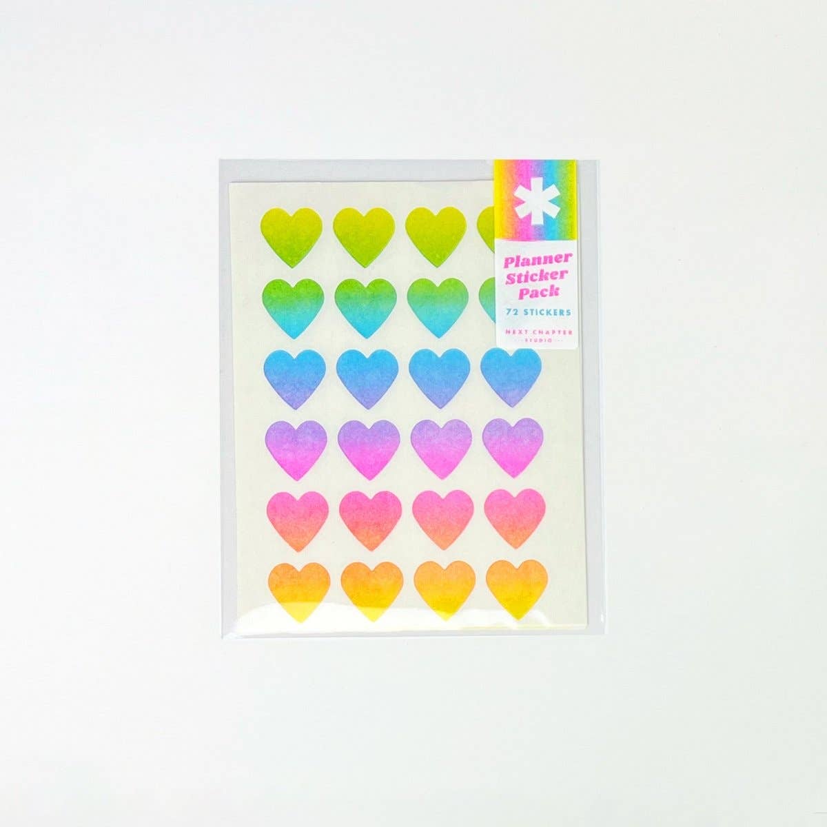 Rainbow Stars sticker sheet