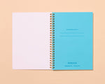 Letterpress A5 Lined Spiral Notebook—Rainbow Trout Fish