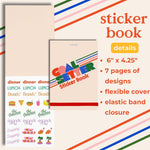 Goal Setter sticker book