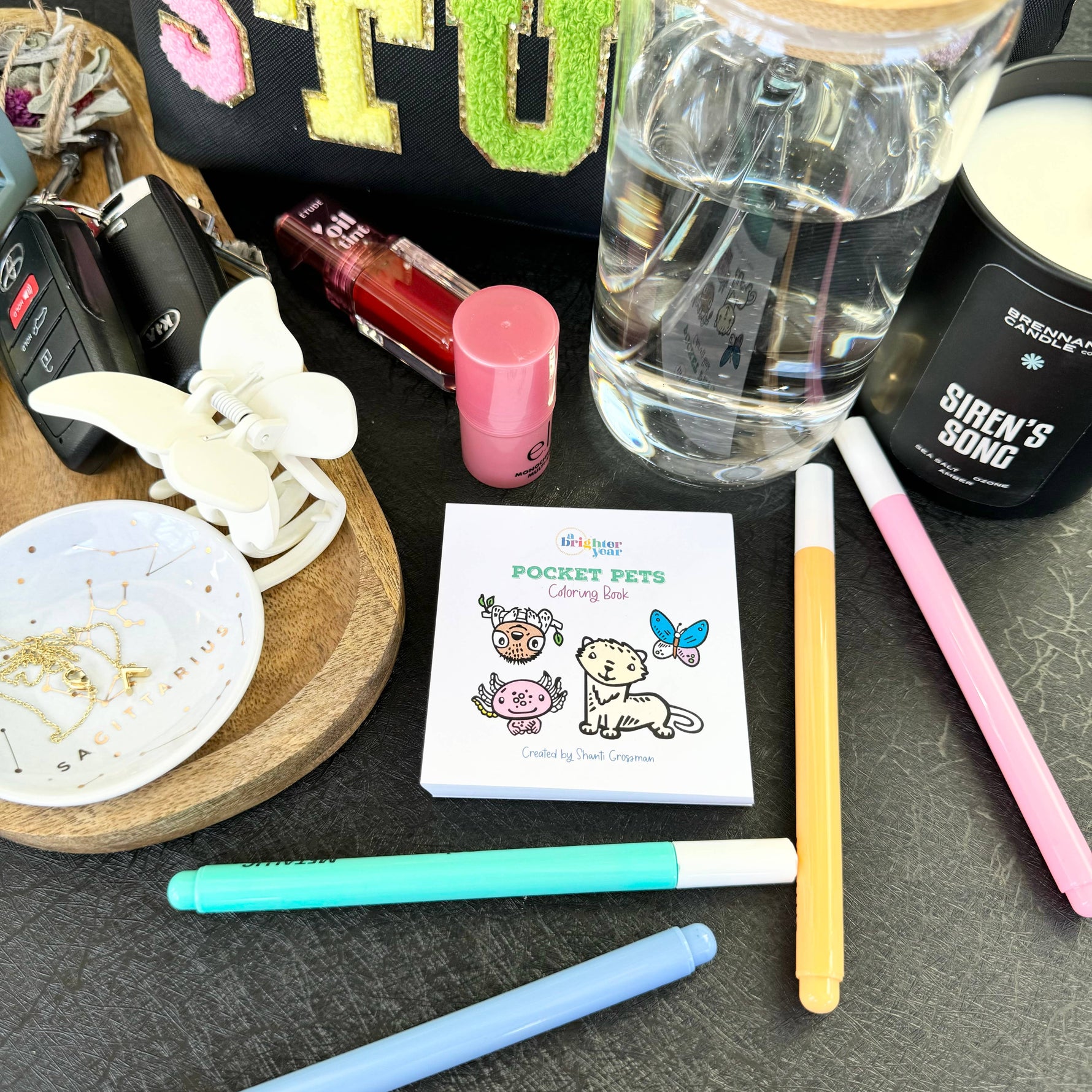 Pocket Pets Mini Coloring Book for Adults and Kids