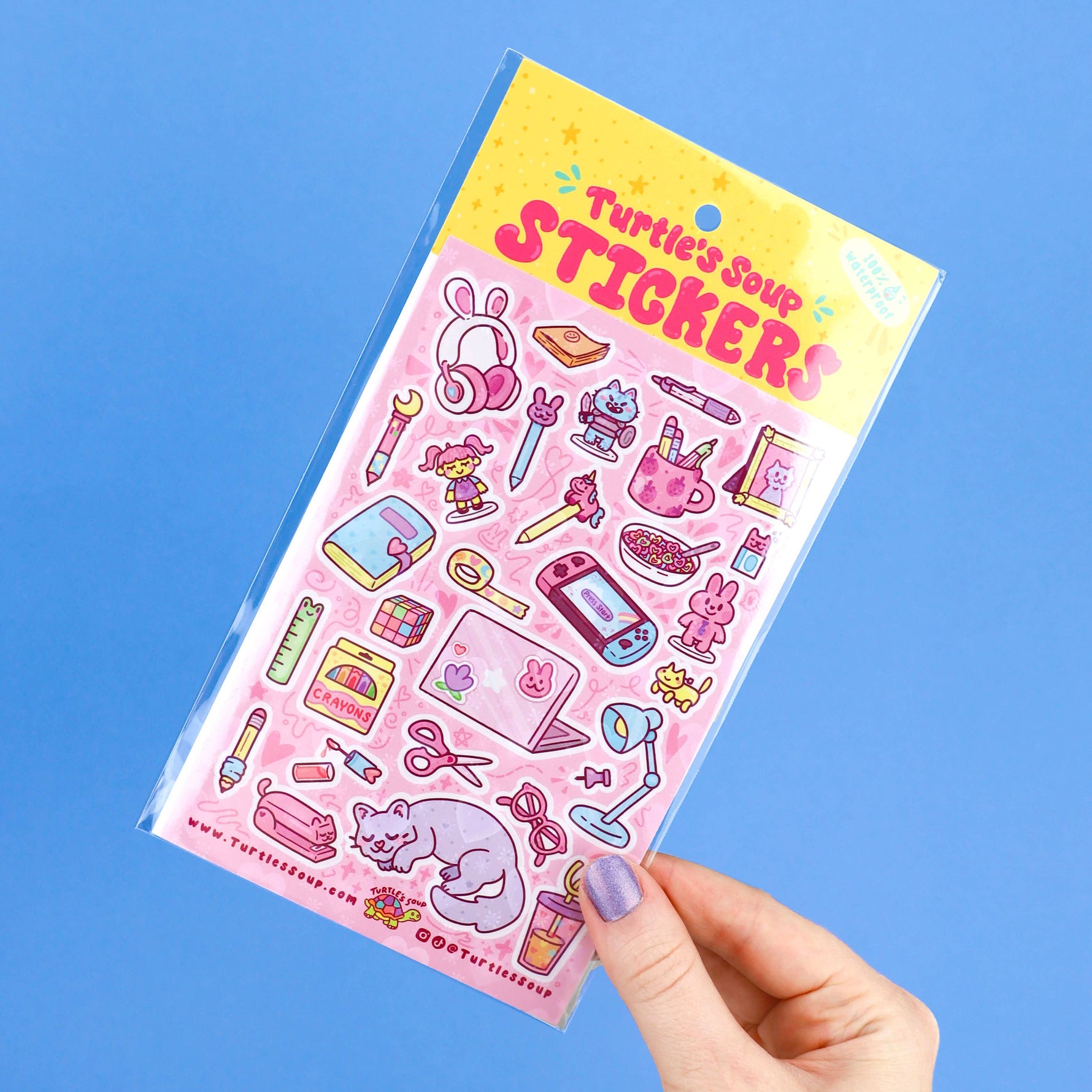 Desk Stuff Glitter Sticker Sheet