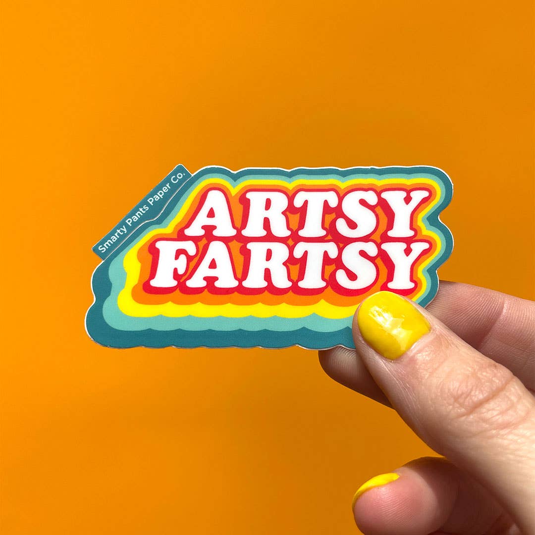 Artsy Fartsy Vinyl Sticker