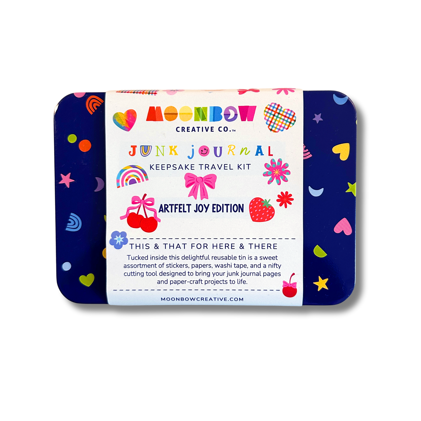 Junk Journal Keepsake Travel Tin Artfelt Joy Edition