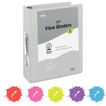 1.5″ 3-Ring View Binder: Assorted Colors