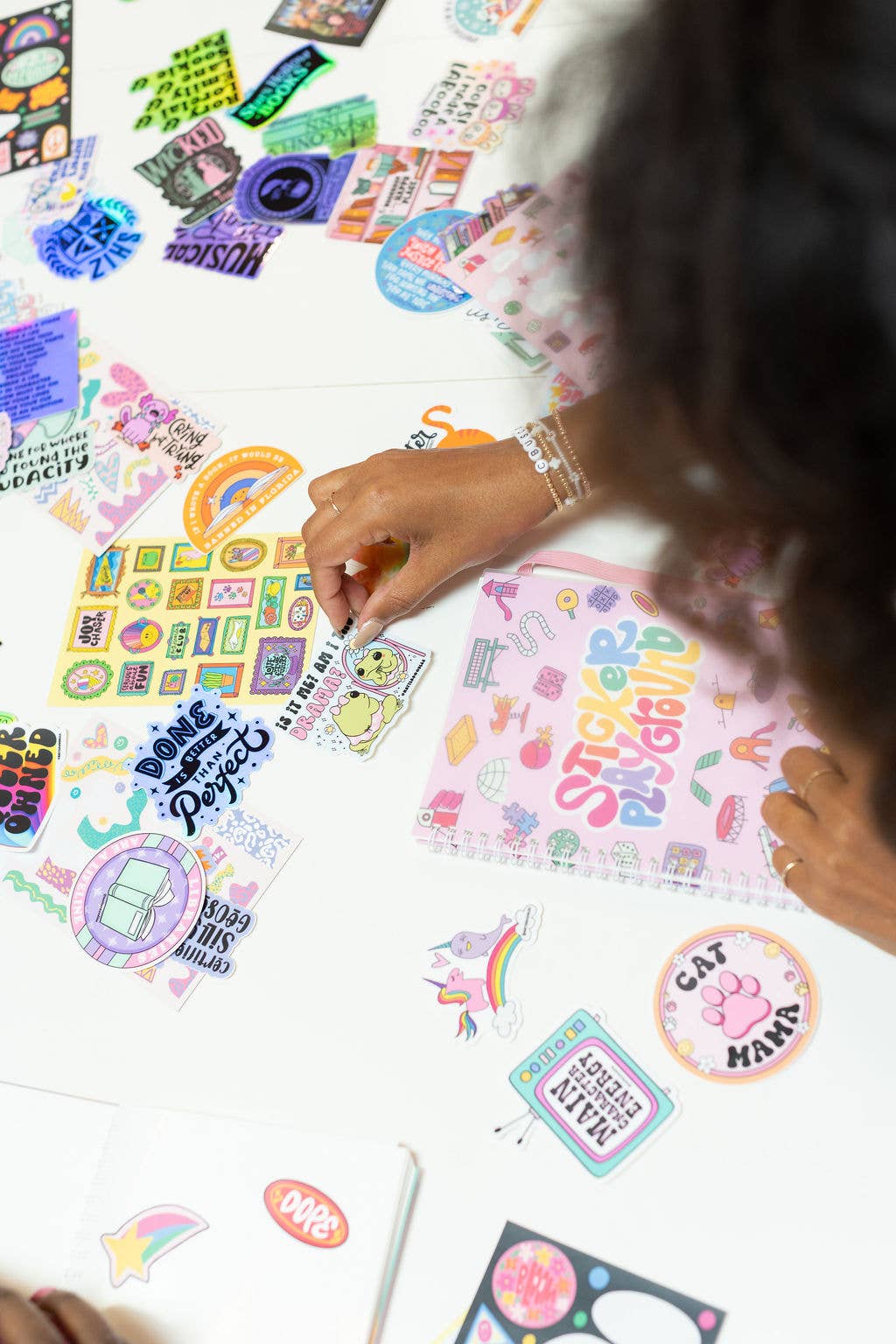 Done Is Better Than Perfect Holographic Sticker