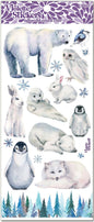 Snow Animal Stickers