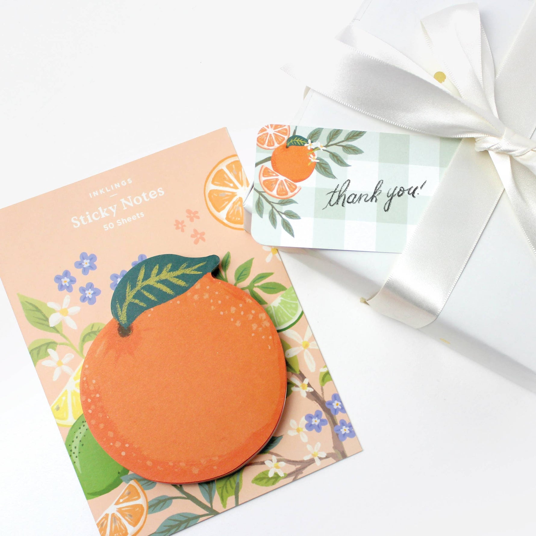 Orange sticky notes