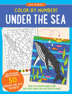 Color-By-Number Under The Sea coloring book
