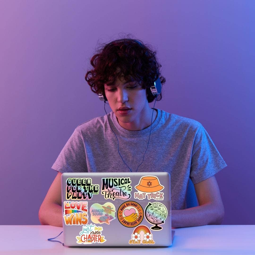 Queer for the Party vinyl sticker