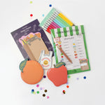 Orange sticky notes