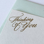 Thinking of You Boxed Set of 6 Letterpress Cards